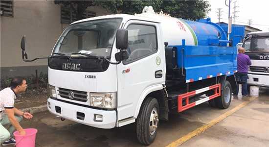 東風清洗吸污車︱6噸清洗吸污車